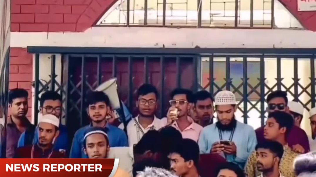 নরসিংদী পলিটেকনিক ইনস্টিটিউটের শিক্ষার্থীদের ছয় দফা দাবি নিয়ে শান্তিপূর্ণ প্রতিবাদ