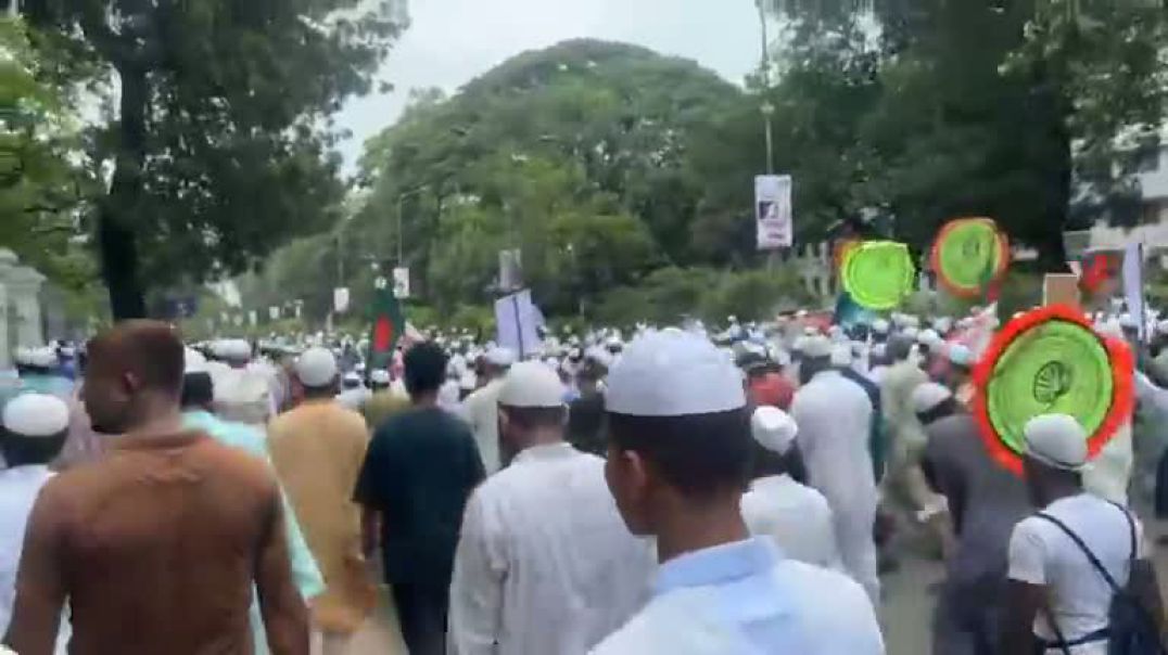 ⁣জুলাই অভ্যুত্থানের বর্ষপূর্তিতে ইসলামী আন্দোলন বাংলাদেশের র‍্যালী