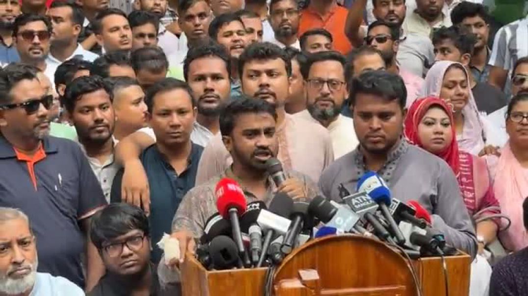 ⁣নুরের উপর সেনা-পুলিশের হামলায় কথা বলছেন রাশেদ খান